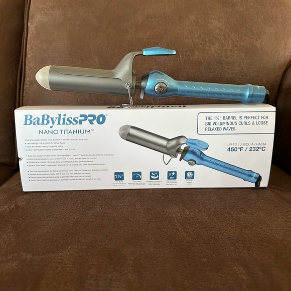 BabylissPRO Nano Titanium Sping Curling Iron - Picture 6 of 8